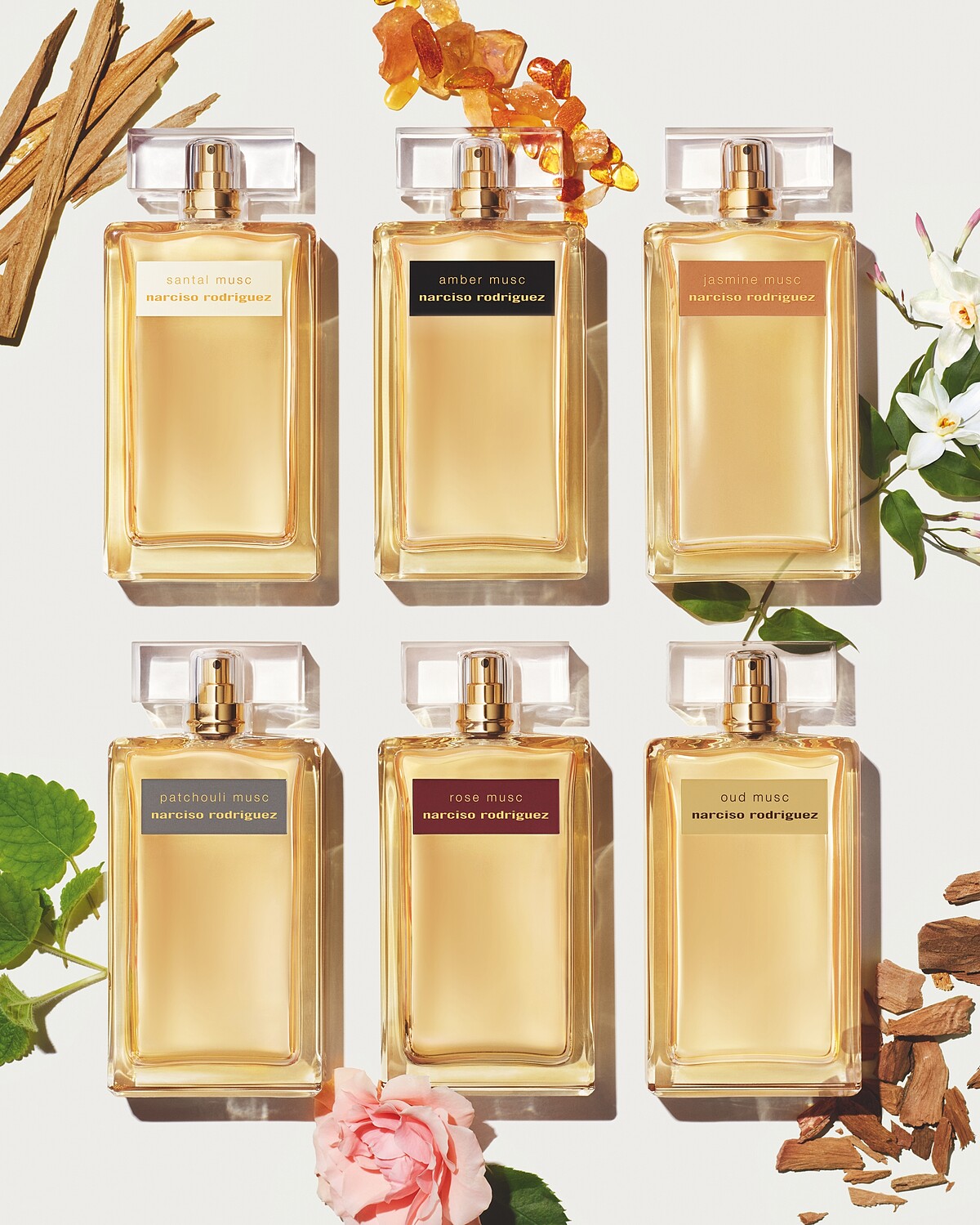 Narciso Rodriguez高級訂製系列香水視覺圖。
