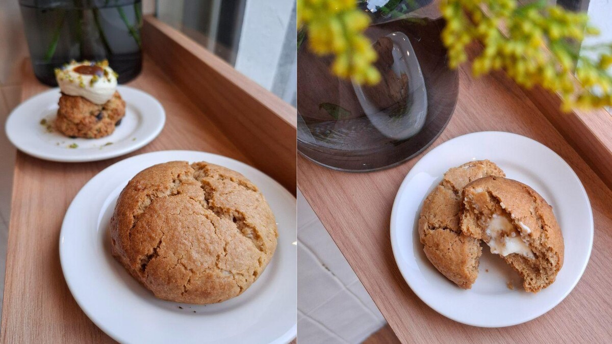 前&右：北海道四葉Cheesecake胖餅乾。