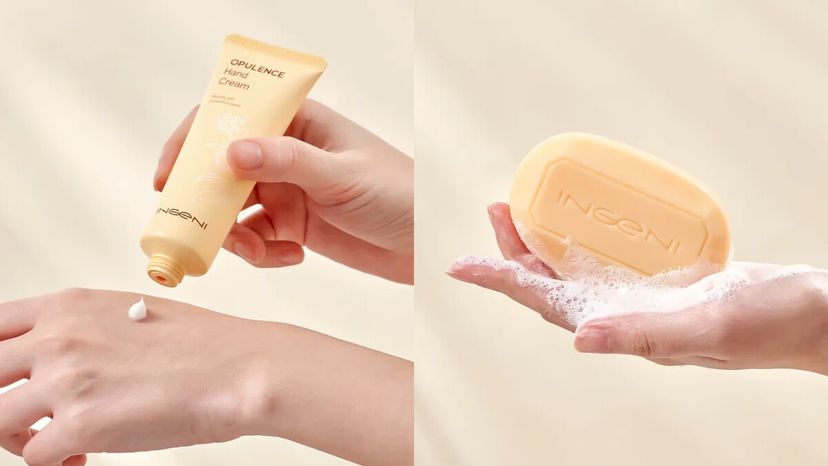 新肌霓x大春煉皂「馥桂雙方&bull;香遇禮盒」內含桂氣迎人美手霜、馥桂花香植萃皂。