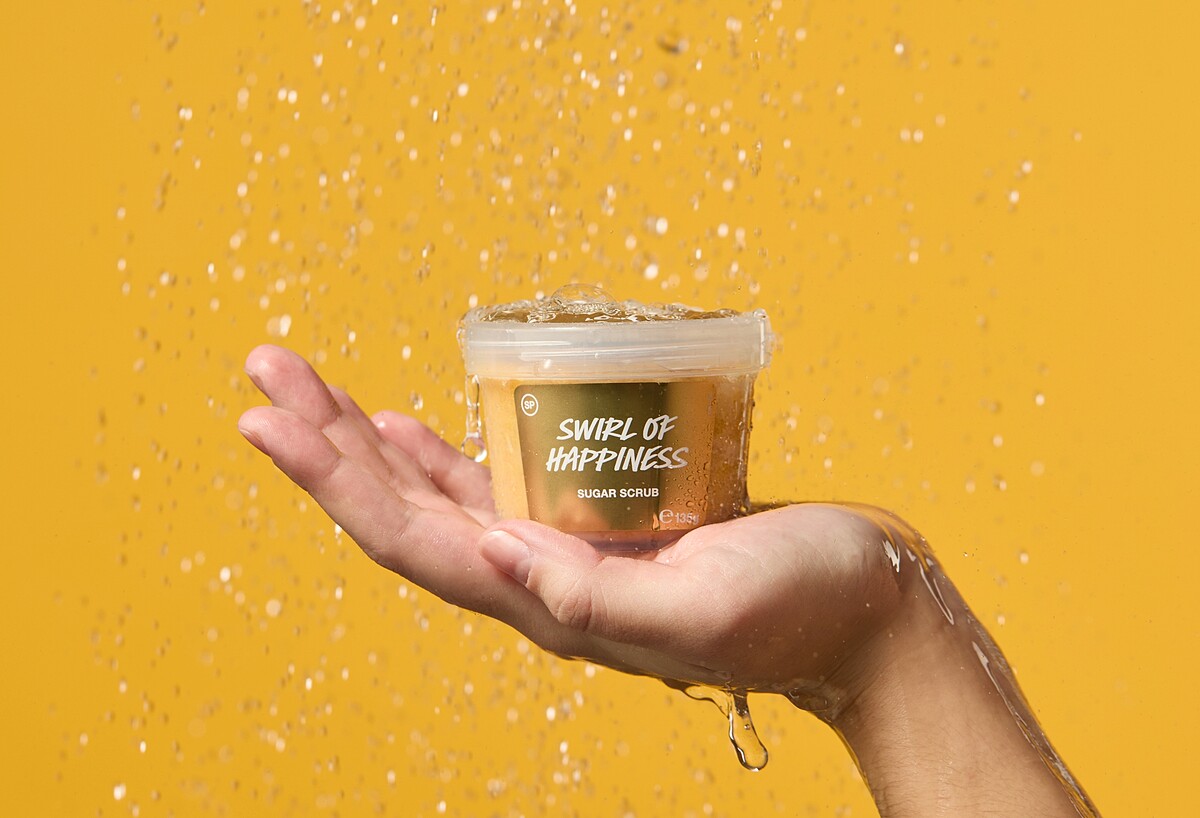 LUSH快樂漩渦砂糖磨砂膏，NT600