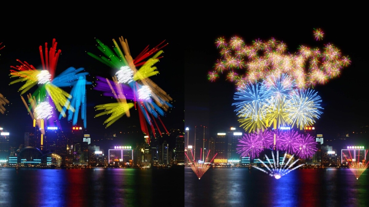 七彩祥雲、繁花盛放