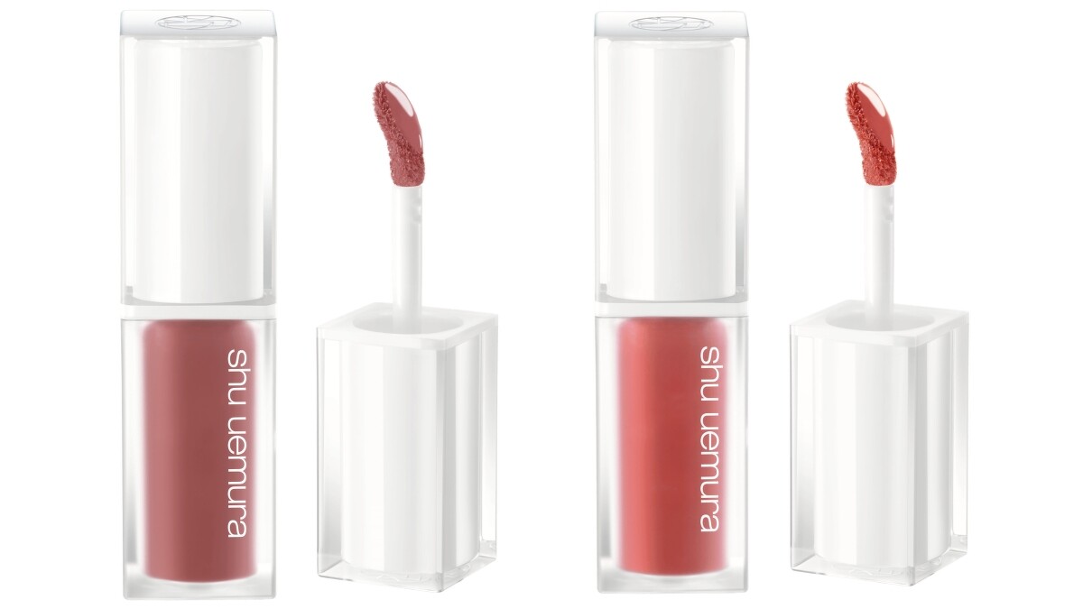 shu uemura植村秀無色限水光嫩唇露(#KG PK337、#KG RD123)，NT1,280