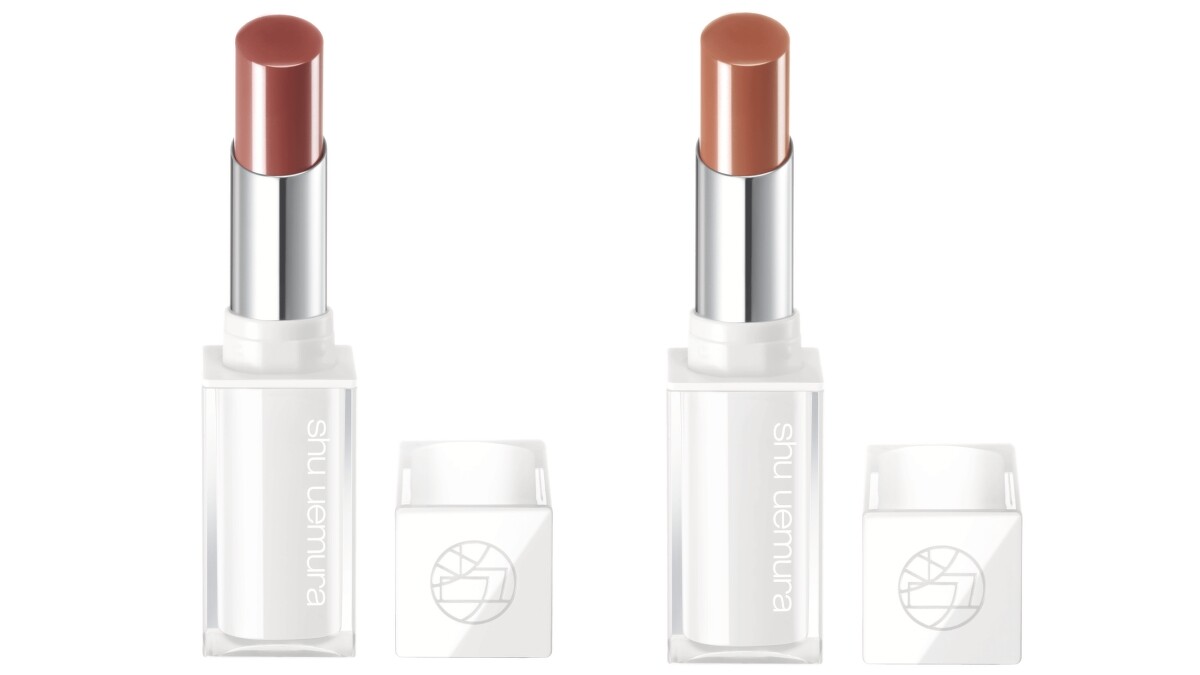 shu uemura植村秀無色限精萃水潤唇膏(#KN BR775、#KN BG984)，NT1,280