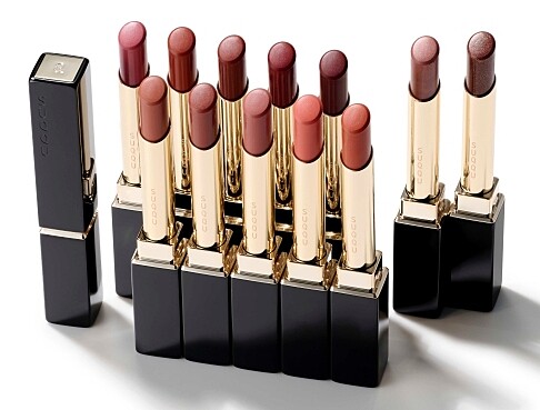 SUQQU晶采絲絨唇膏(新色10色、限定色2色)，蕊NT1,700、唇膏殼NT350