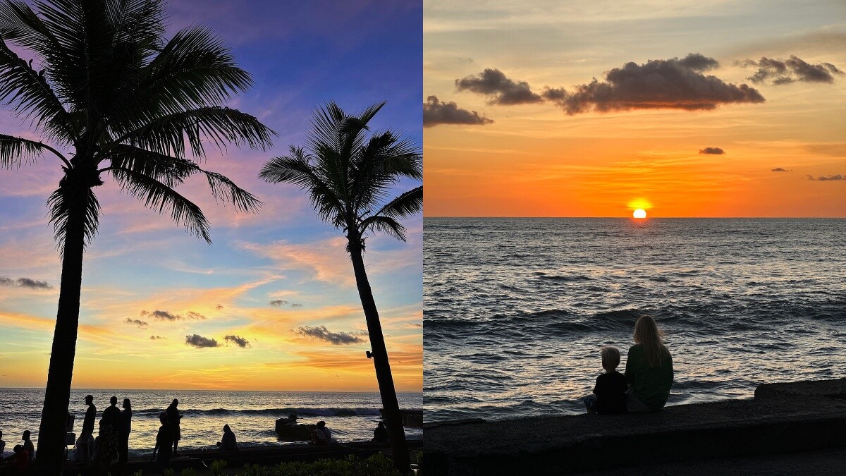 COMO BEACH CLUB緊鄰海邊，搭配夕陽超浪漫