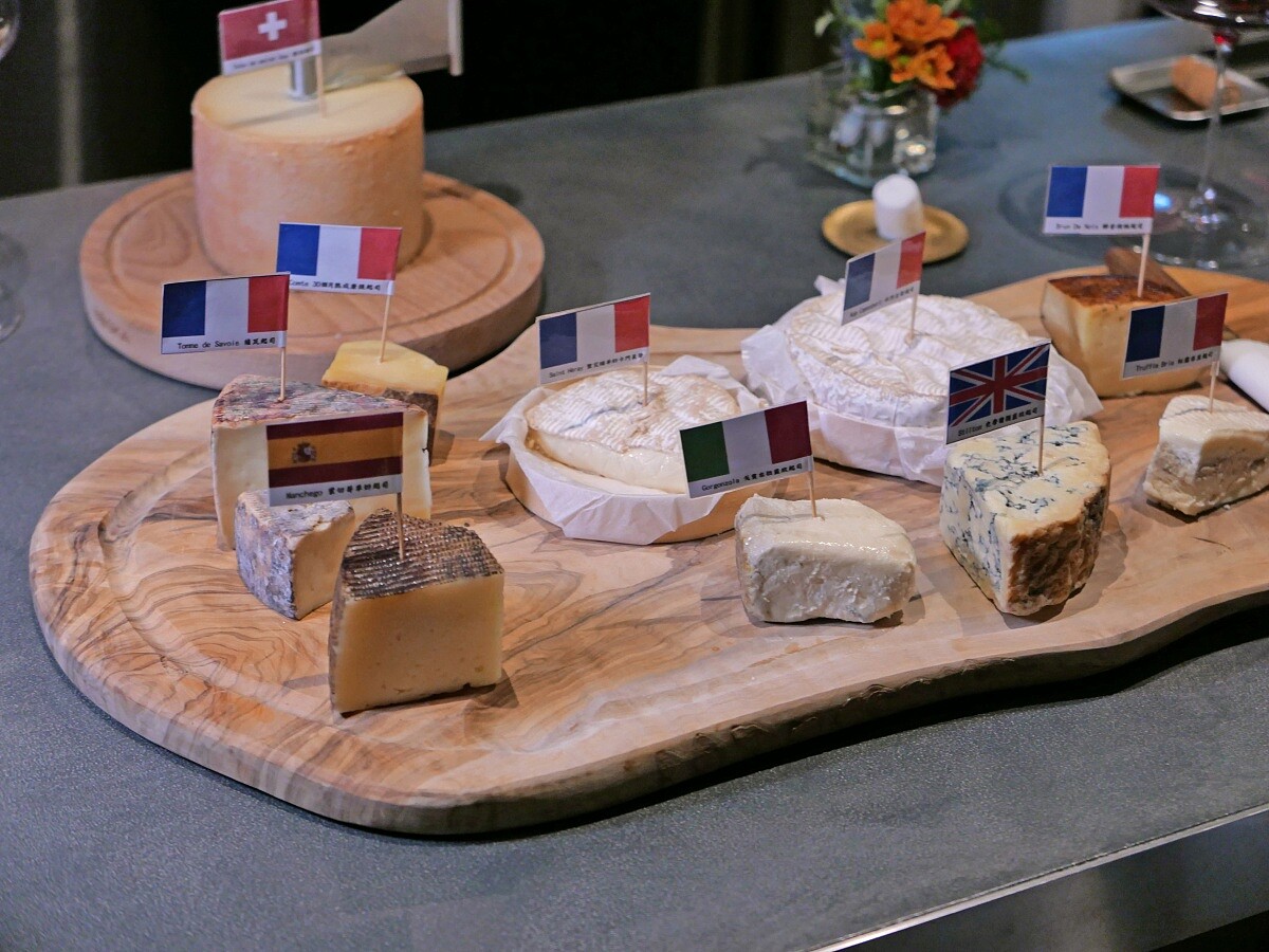 「Lin Restaurant」提供式起司拼盤。