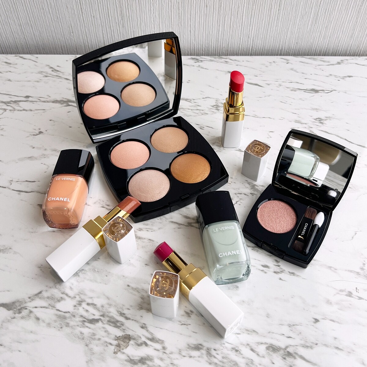香奈兒2025春妝實品。