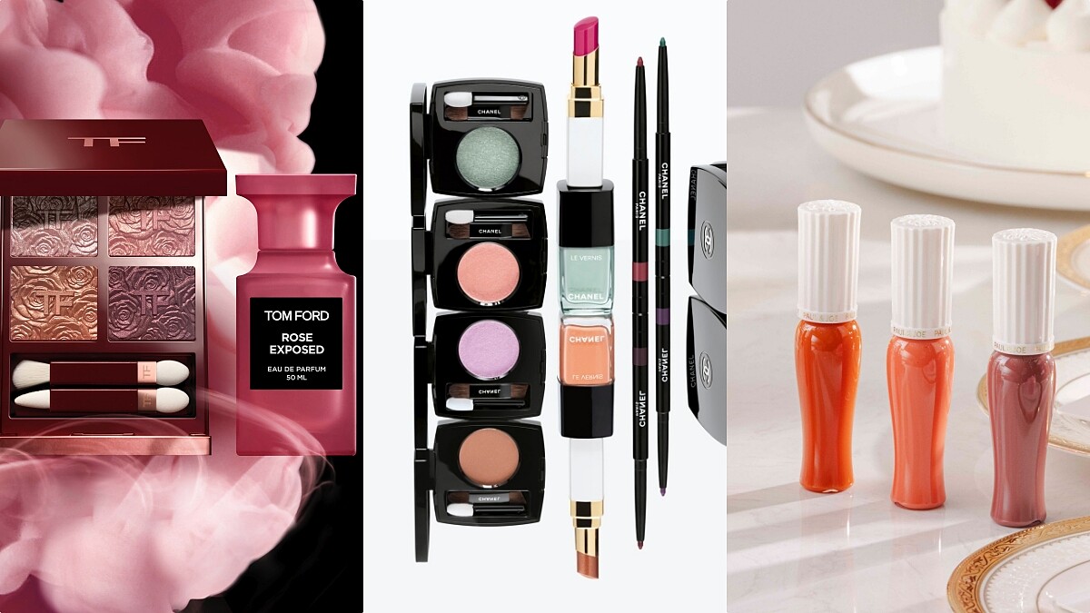 2025春妝推薦：香奈兒自由玩色、Paul &amp;amp; Joe全新嫩唇露、Tom Ford玫瑰香水還有同款眼盤
