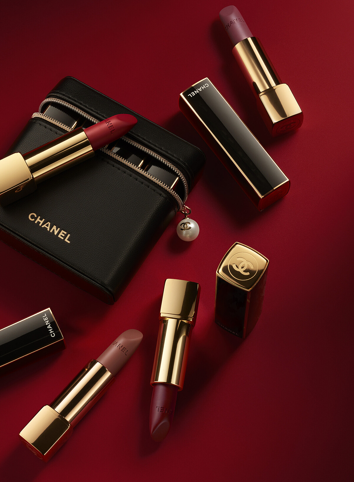 香奈兒超炫耀的絲絨唇膏珍珠限定組(四色)，NT7,700