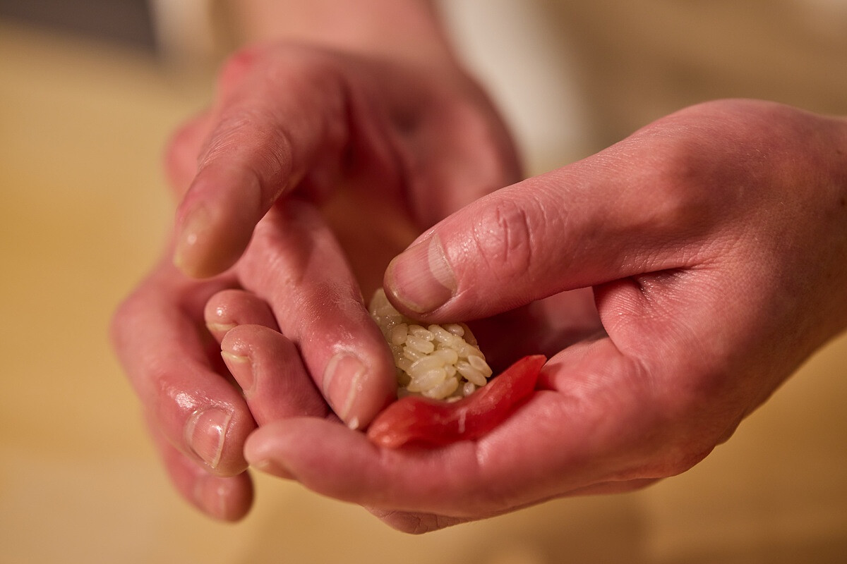 而在料理上就屬米飯花費他最多心力。