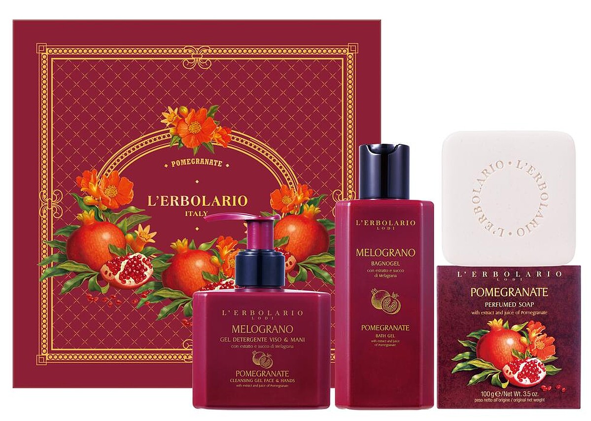 L'ERBOLARIO蕾莉歐紅石榴寶石禮盒，優惠價NT1,380(原價NT1,970