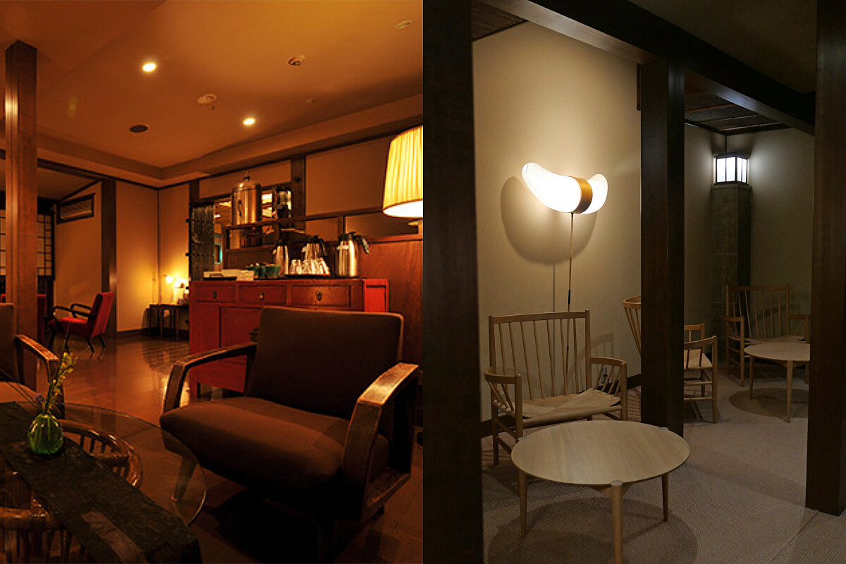 旅館附設的咖啡廳。