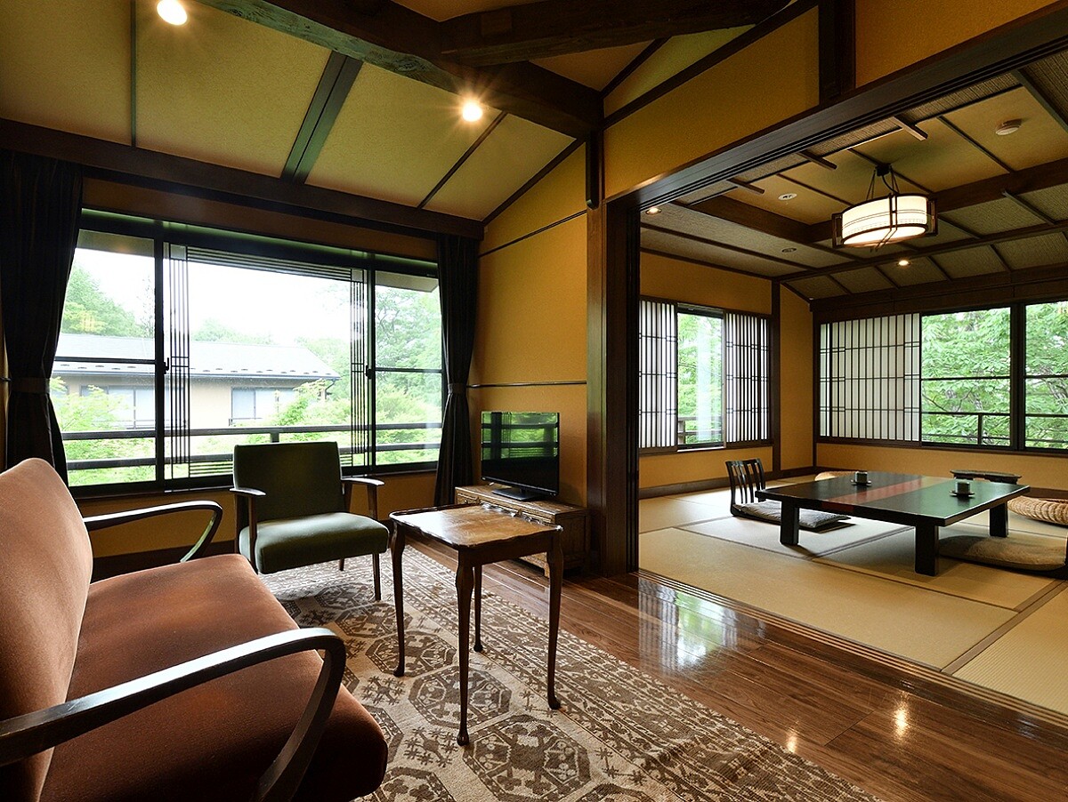 「山水閣」共有14間客房，每間有著不同的配置。