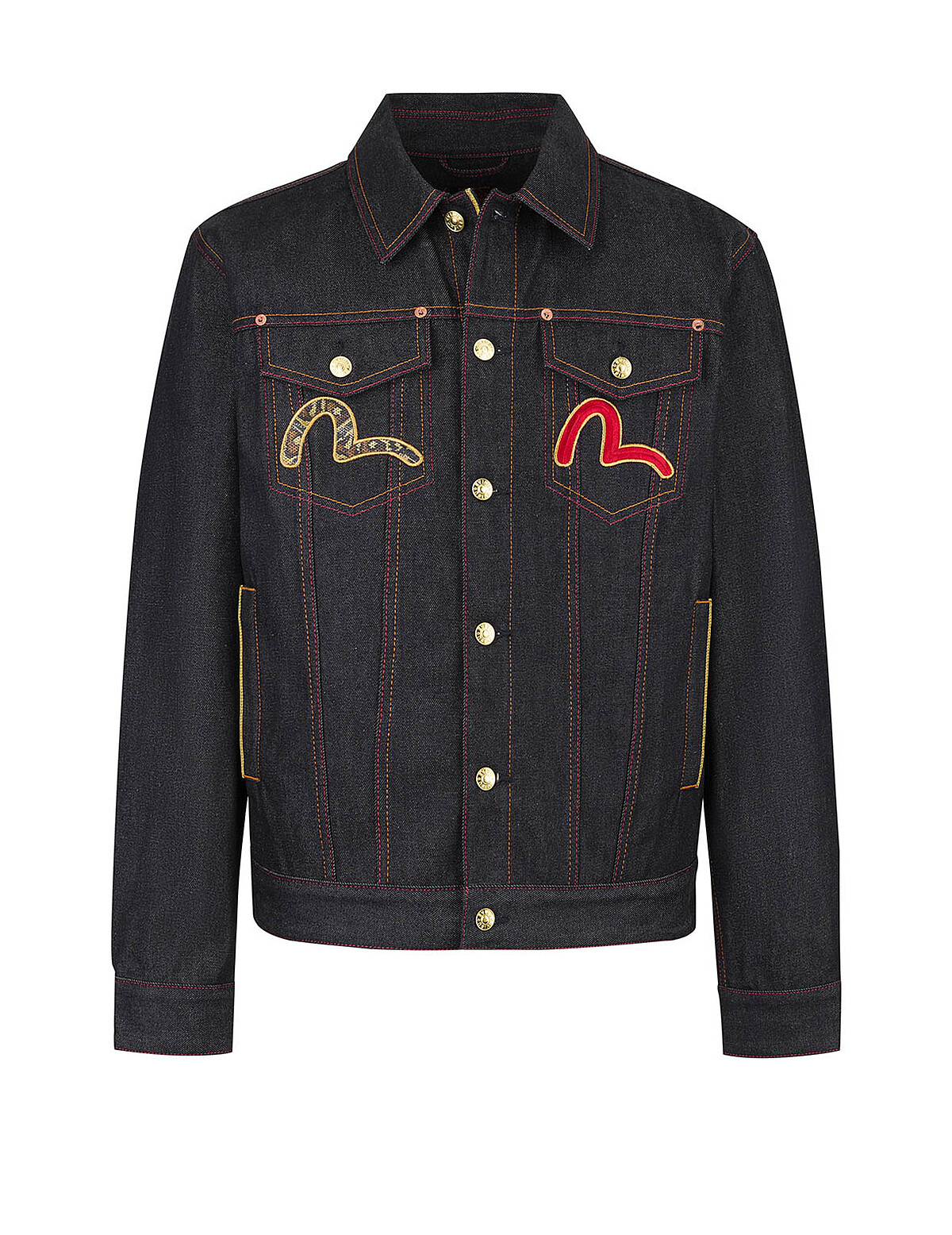 EVISU限量版蛇年牛仔外套(正面)TWD24,600