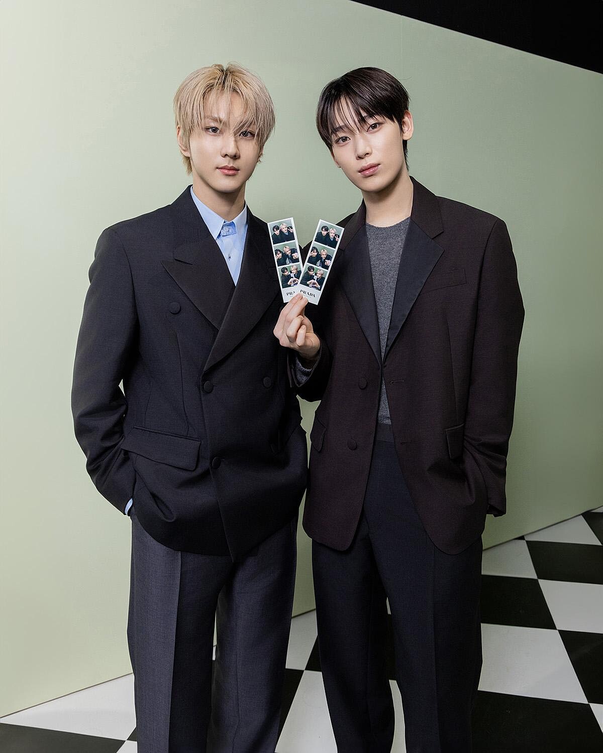 Prada Beauty Beauty美妝旗艦快閃店ENHYPEN活動出席照。