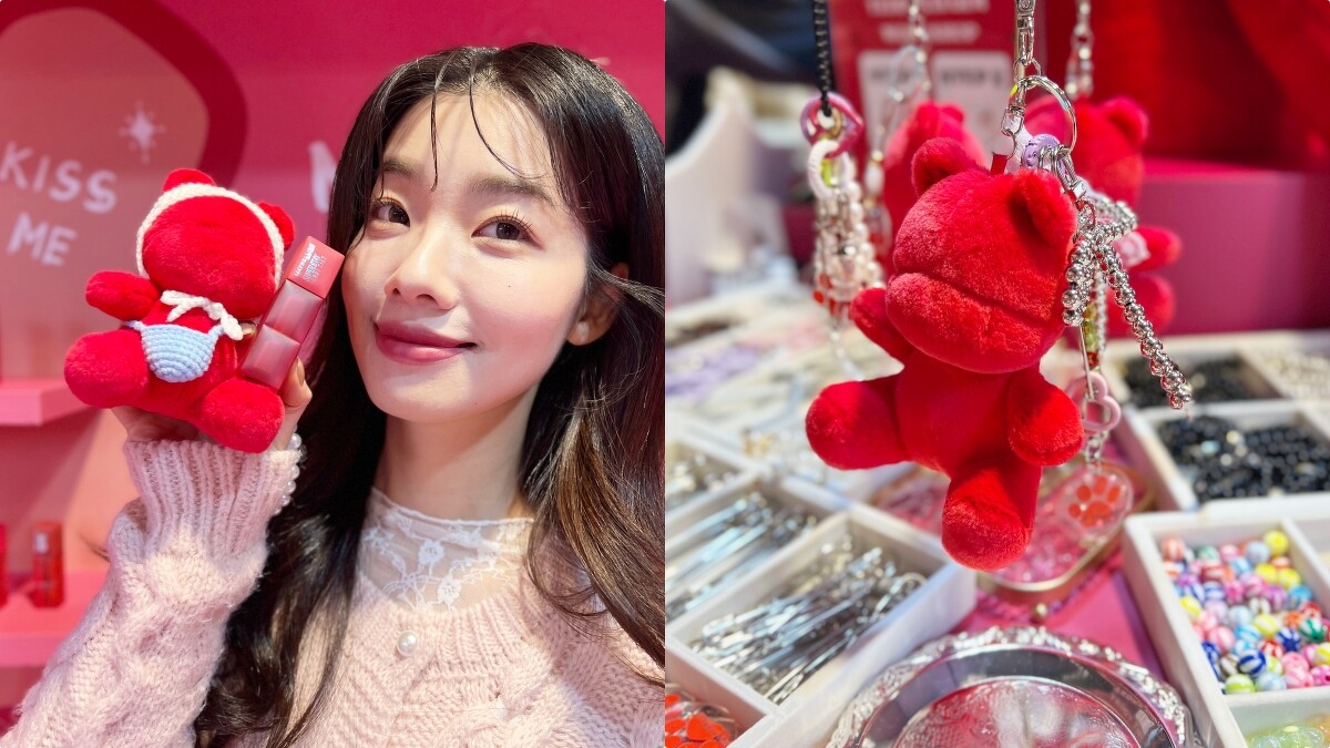 媚比琳TEDDY LAND遊樂園期間限定快閃店，可以製作專屬熊熊吊飾。