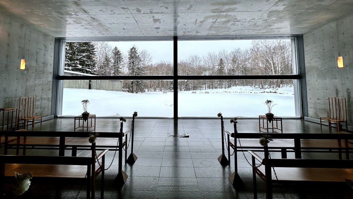 「水之教堂」冬季景色