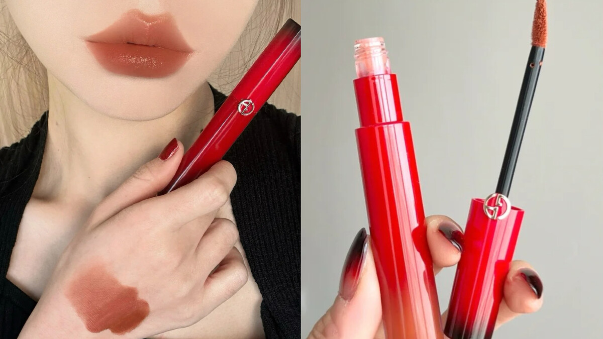 圖片來源: 小紅書 | 奢華絲絨訂製唇萃 25周年限定版 #208不羈橘棕|定價1,600元