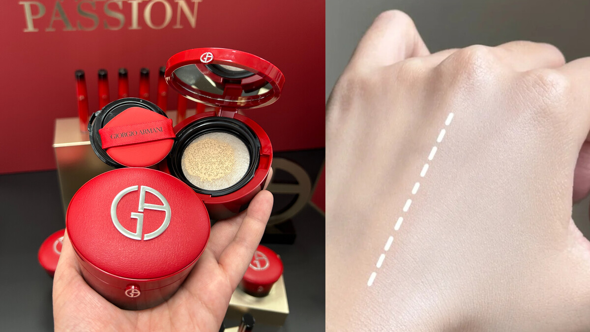 圖片來源: Armani Beauty & 小紅書 | 完美絲絨持久氣墊粉餅 25周年限定版|定價3,500元