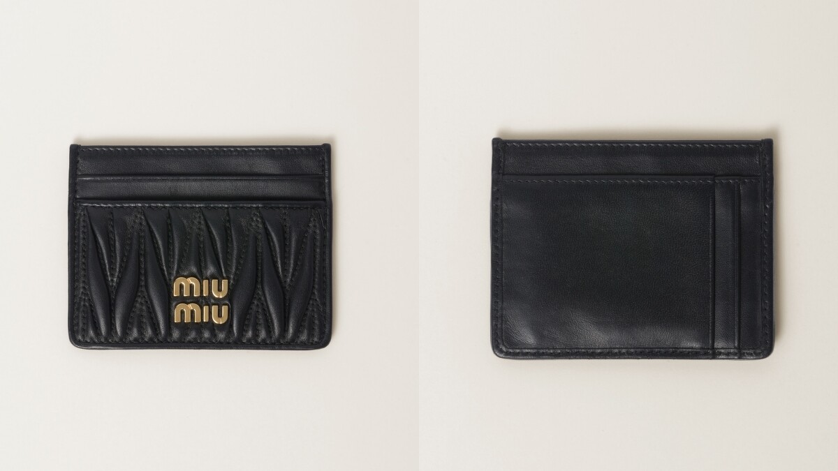 Matelass&eacute;納帕軟皮卡片套 NT14,000