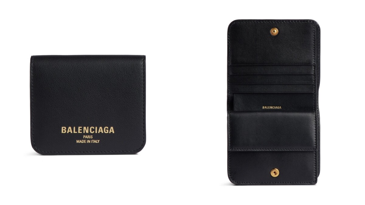 Cash 2.0 黑色翻蓋零錢卡夾 NT13,800