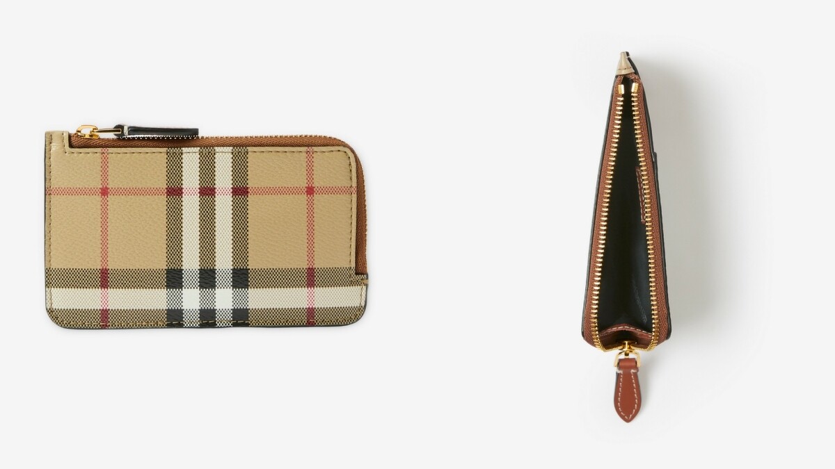 格紋拉鍊卡夾 NT11,800