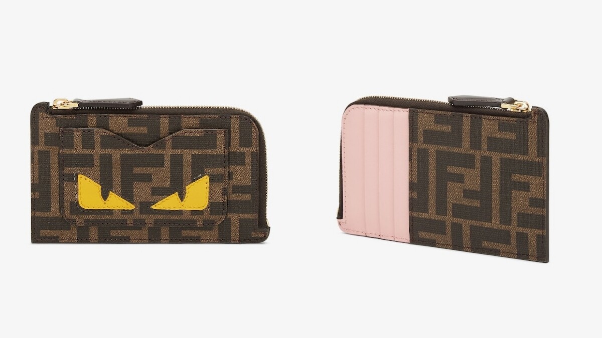 FENDI 2025年農曆新年別注系列棕色FF卡夾 NT14,200