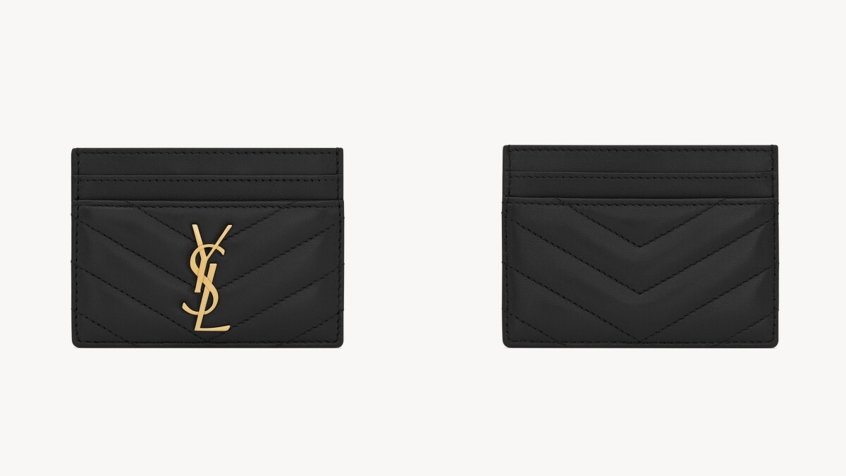 CASSANDRE MATELASS&Eacute;絎縫小羊皮卡片套 NT11,300