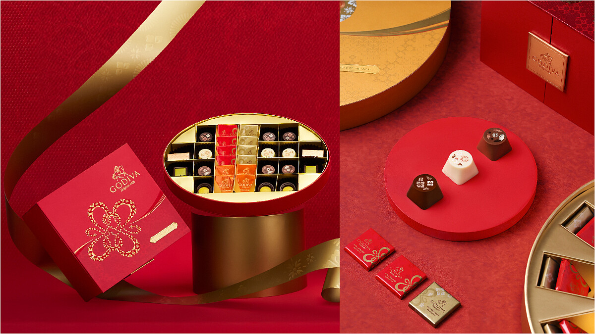 注入精緻時尚品味的新春送禮首選！「GODIVA蛇年限定禮盒系列」以新春限定巧克力口味及頂級格調設計，從美學到風味徹底滿足各種細節控的送禮需求！