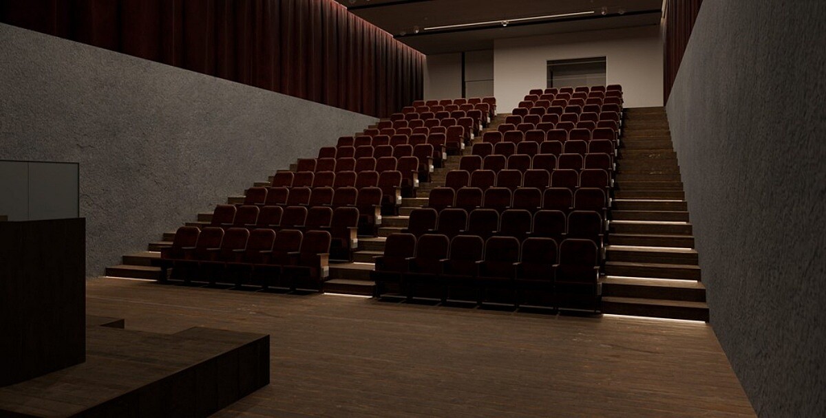 老建築改造而成的對話劇場。