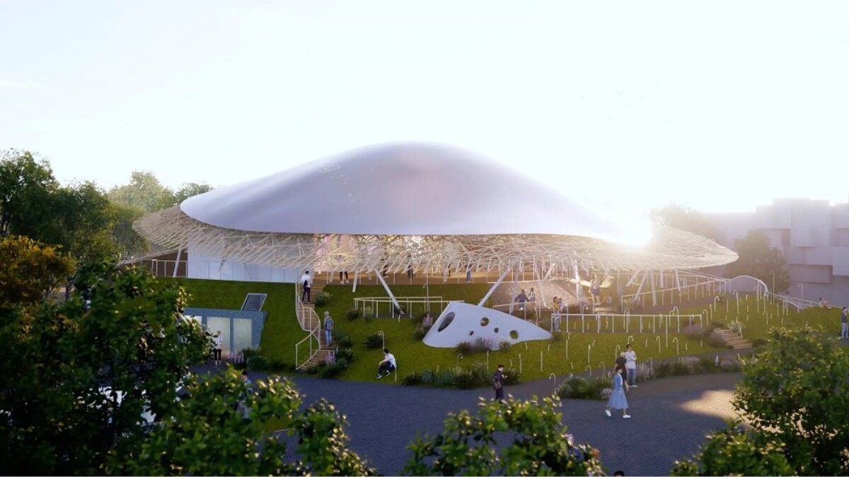 以象徵創造力的「創造之樹」為中心構築空間。