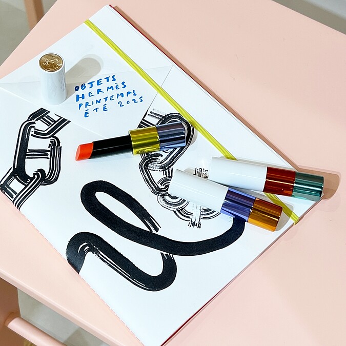 愛馬仕2025春夏限量版Rouge Brillant Silky 絲柔亮澤唇膏(共3色)3g,NT2,600