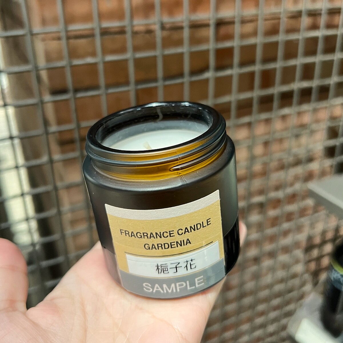 MUJI無印良品芬香蠟燭-梔子花香味85g，NT290