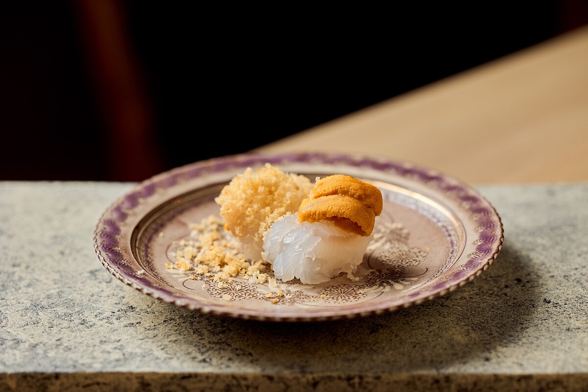 「軟絲海膽」。