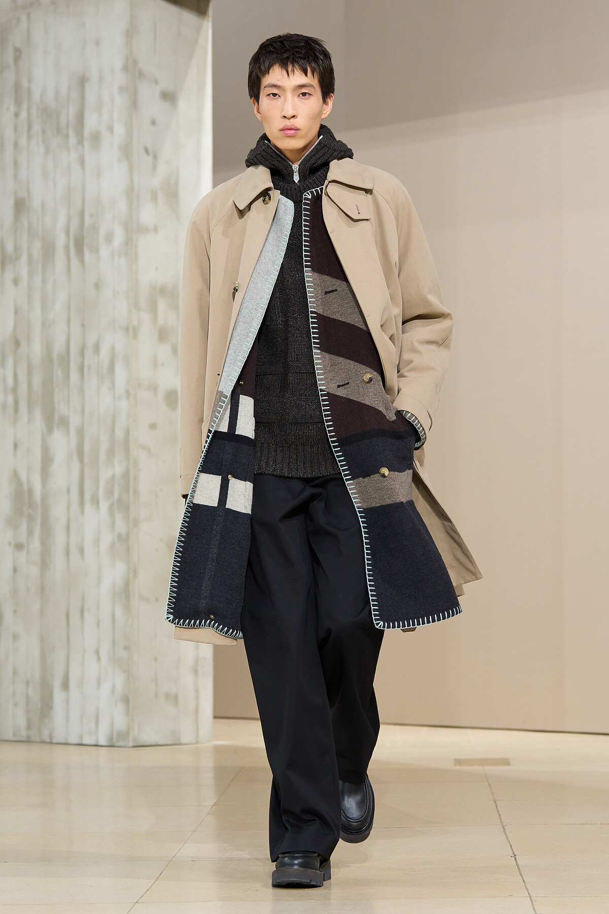 Hermes2025秋冬男裝週。