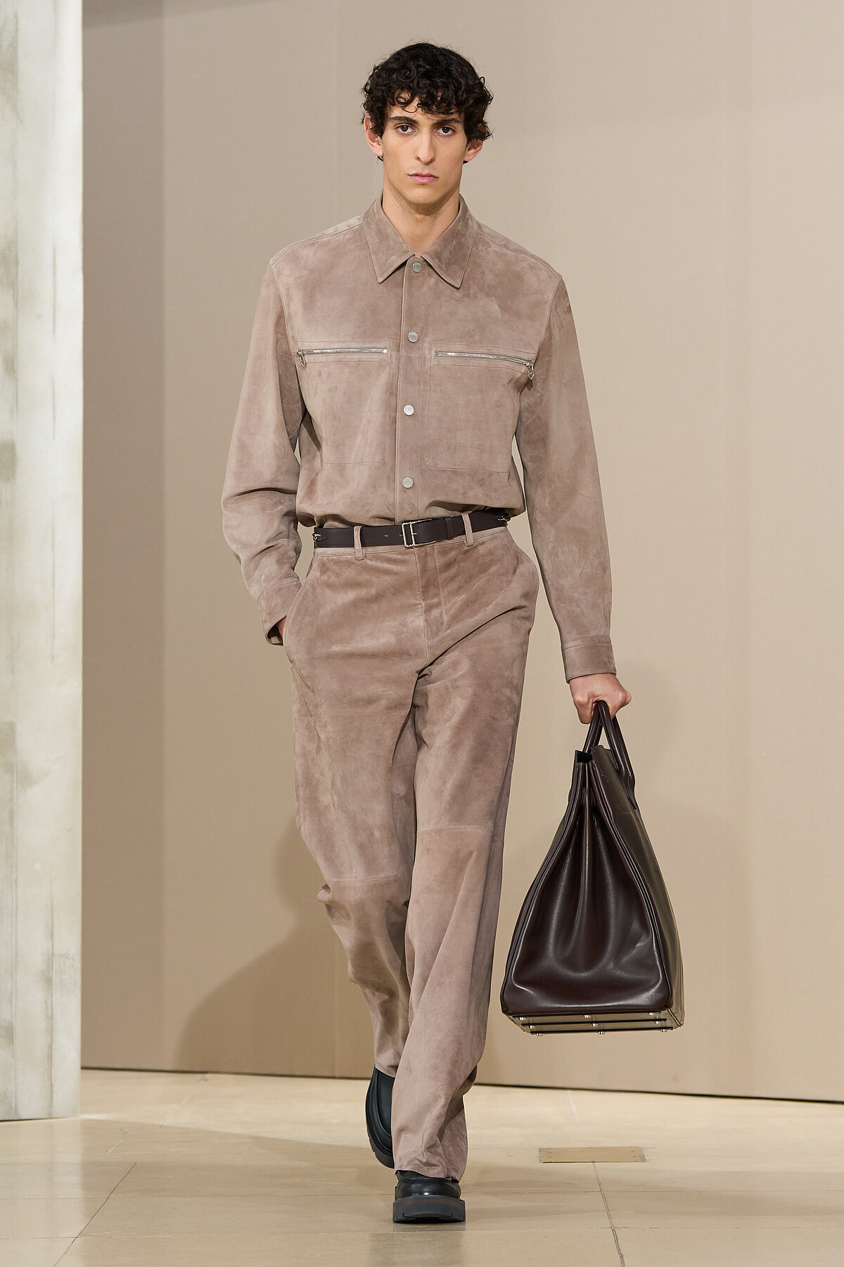 Hermes2025秋冬男裝週。