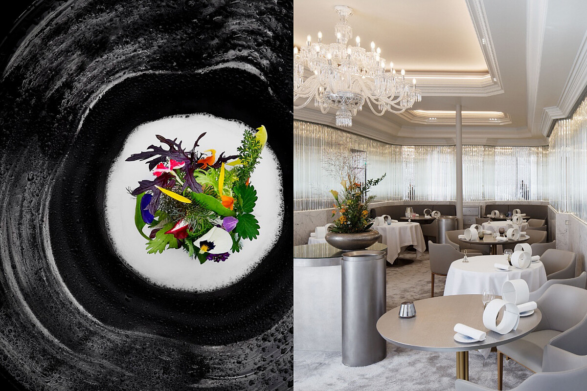 料理與餐廳展現一致的高貴優雅。