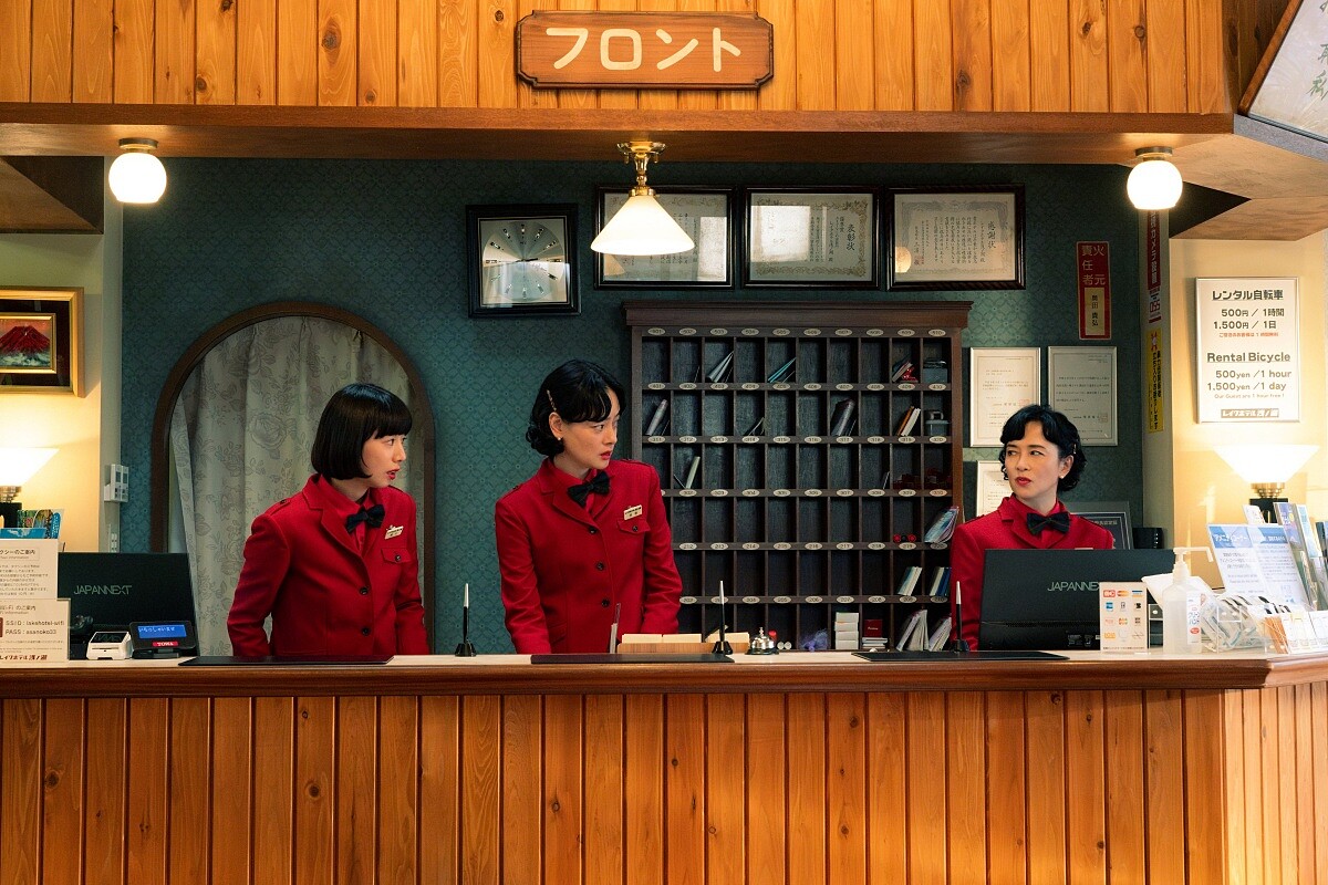 櫃檯有著濃厚的昭和復古風。