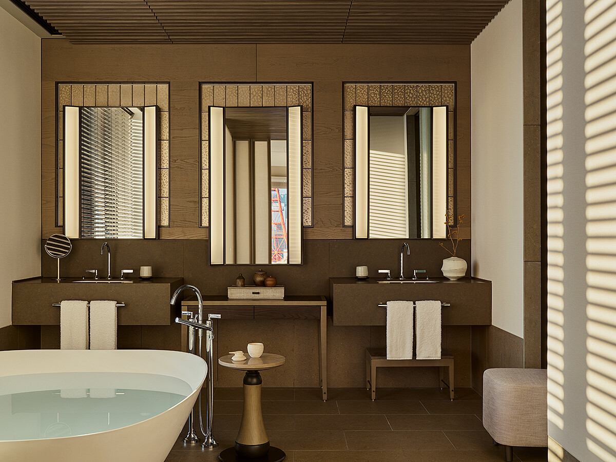 「Corner Suite」的浴室空間。