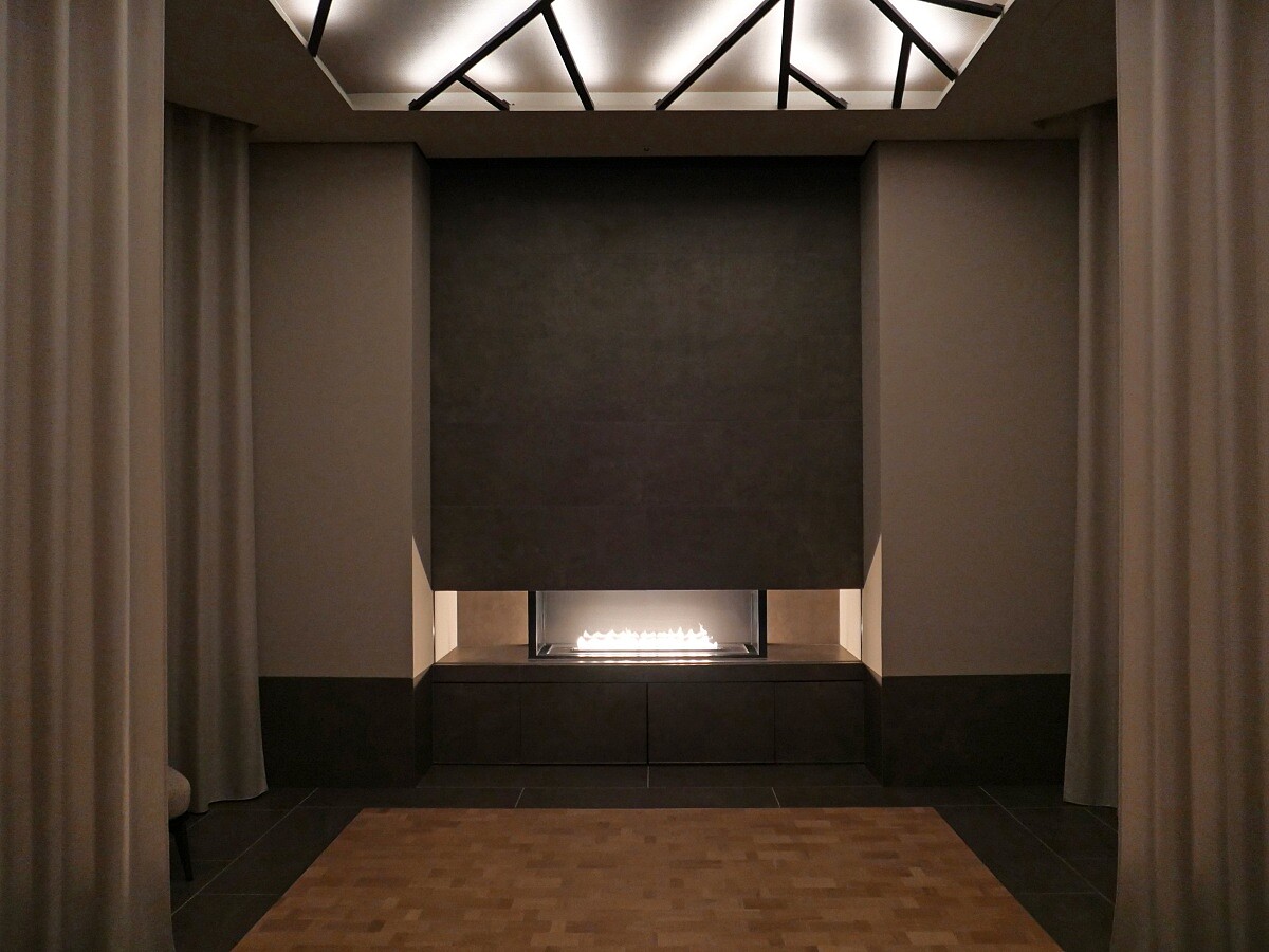 療程結束後會來到休息區。