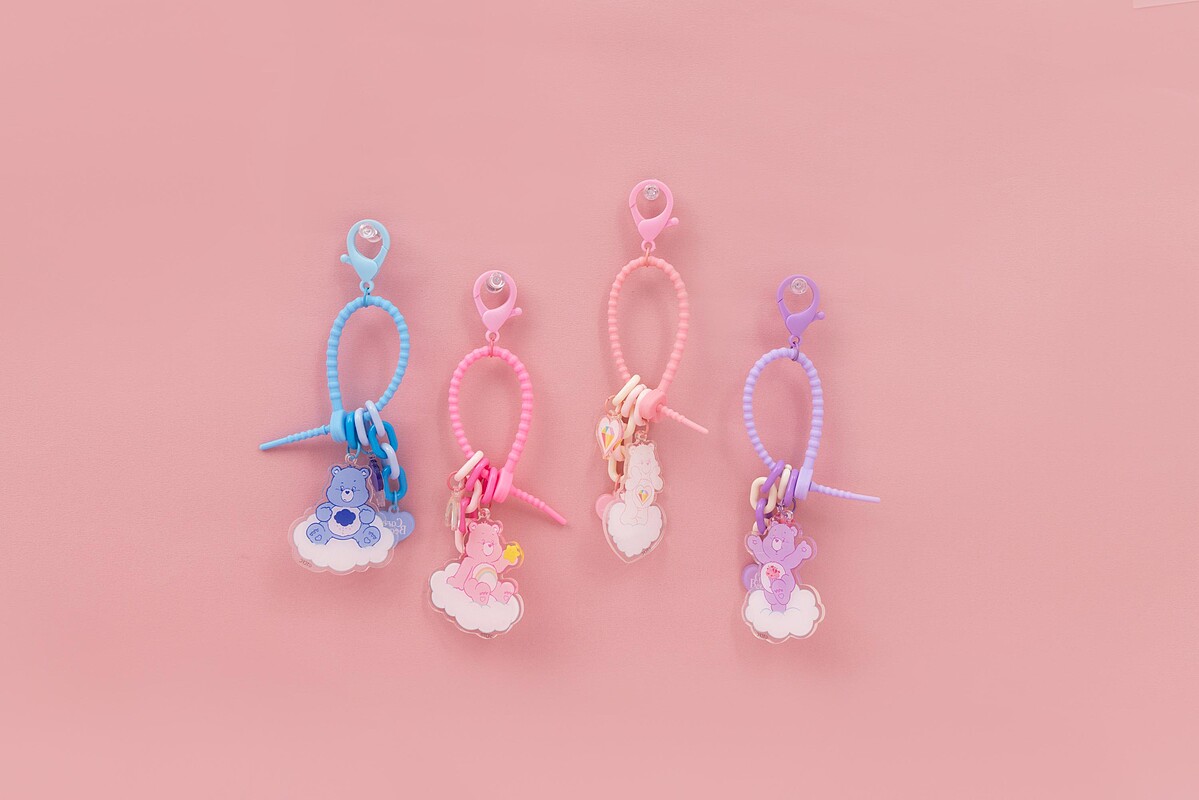 Care Bears-彩虹熊樂園系列 愛心硅膠鑰匙圈盲盒NT350