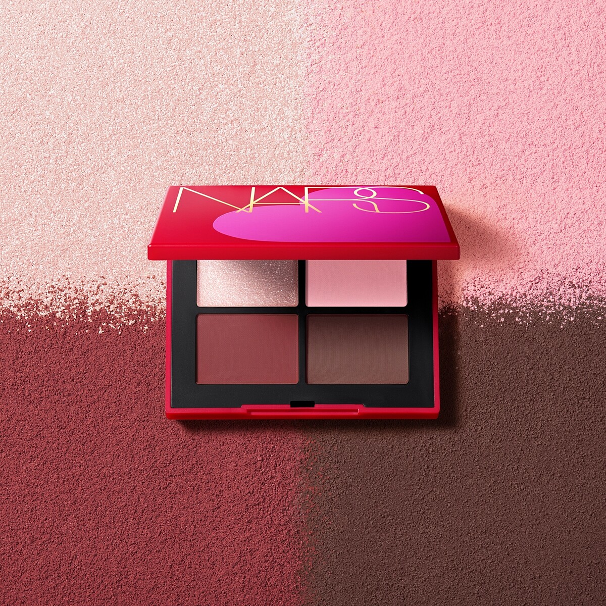 NARS 4色眼彩盤傾心愛慕限量版(#SWEET KISS)1.1g*4，NT1,950