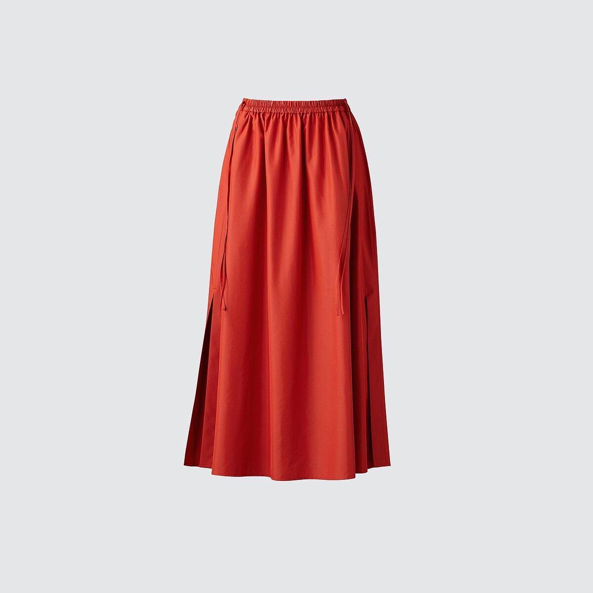 抓皺開衩長裙,NT$1490。