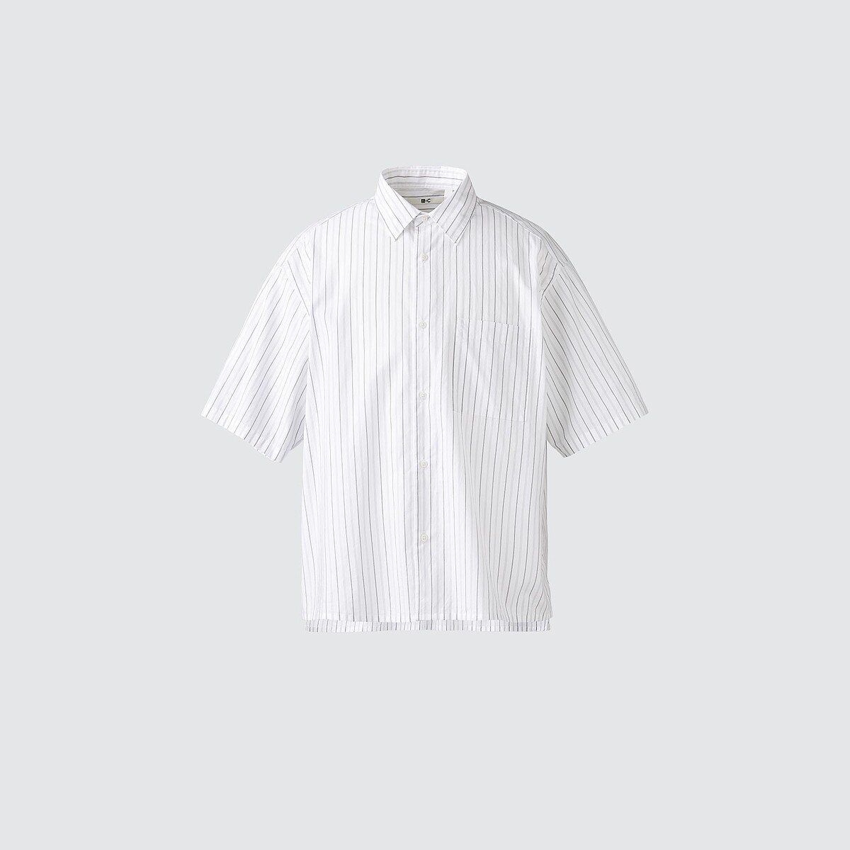 府綢寬版襯衫,NT$990。