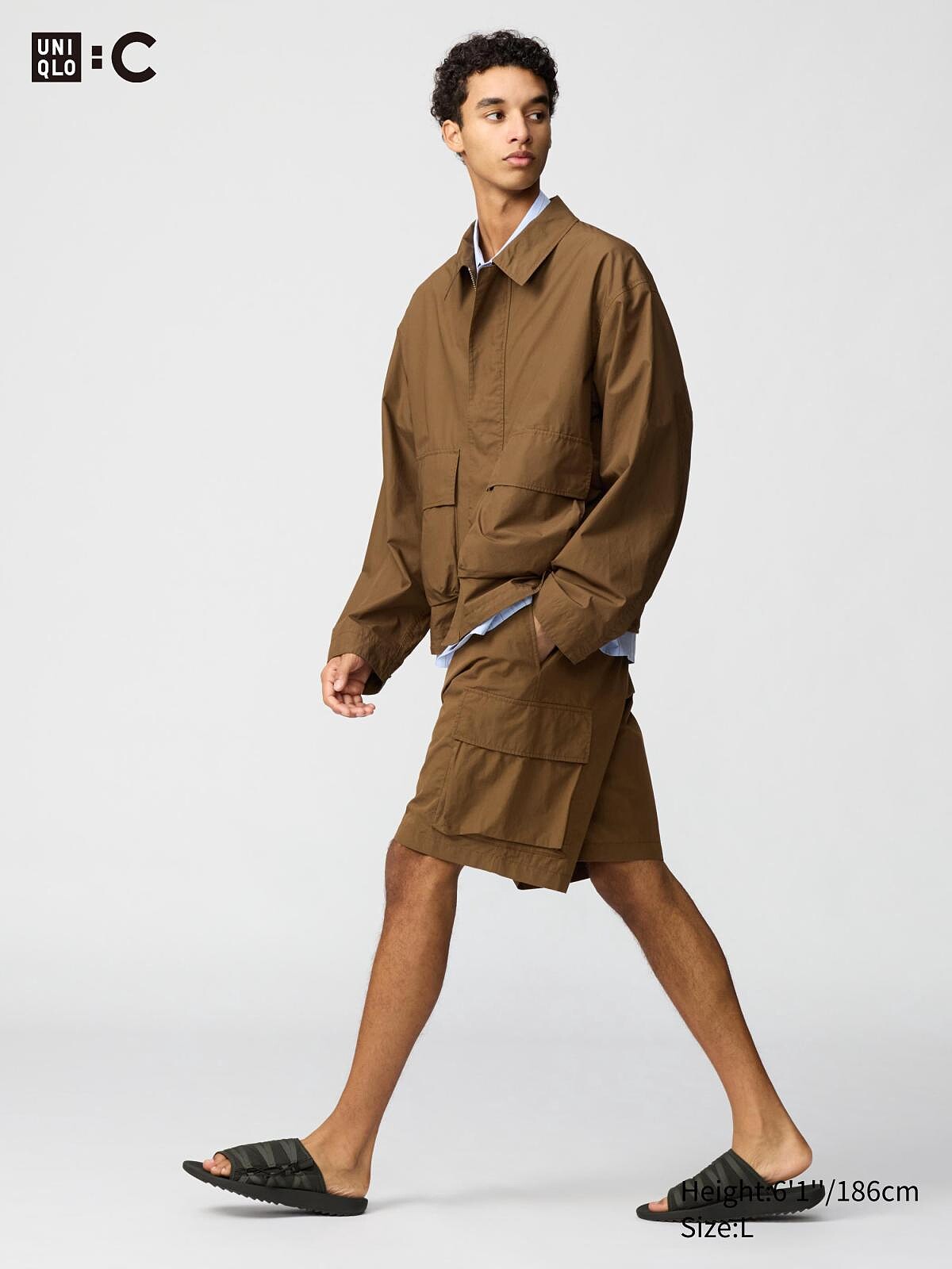 寬版工裝短褲,NT$990。