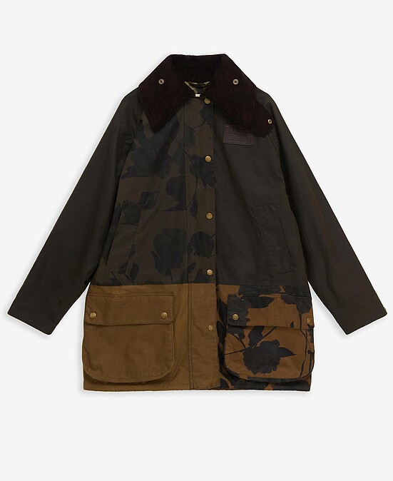 1. Barbour x ERDEM Beauflower油布外套 售價36,600元