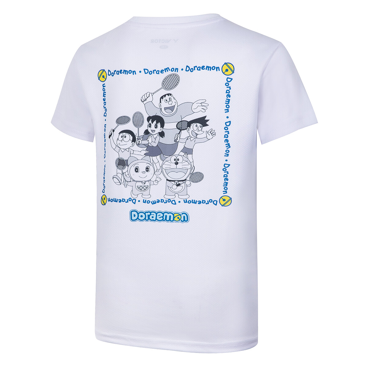 VICTOR 哆啦A夢限定系列兒童T-Shirt_T-504JRDRM_A漂白_售價$980