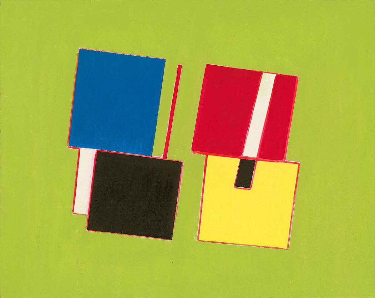 抽象 2023-009｜80x100 cm |油彩、畫布｜2023｜采泥藝術提供