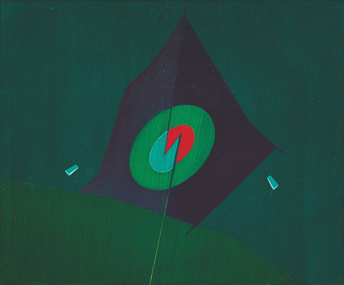 Senza titolo｜50x60 cm｜油彩、畫布｜1970｜采泥藝術提供