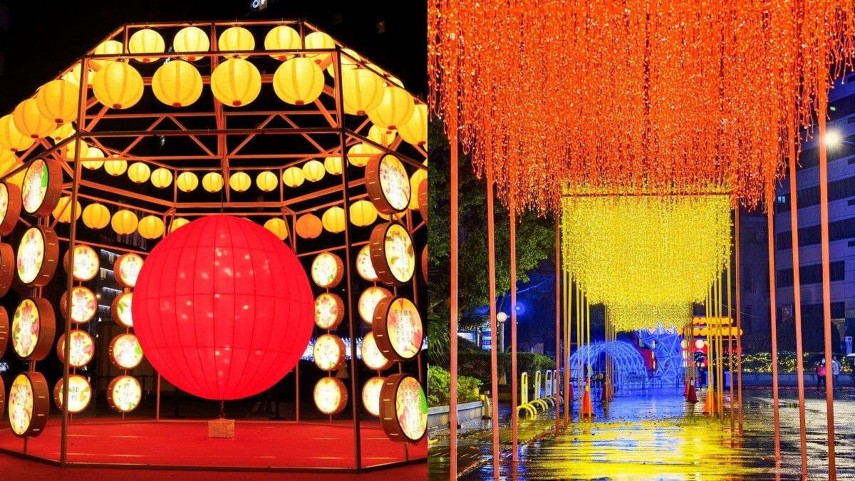 2025台北燈節西門展區：扭轉乾坤、新春好彩頭